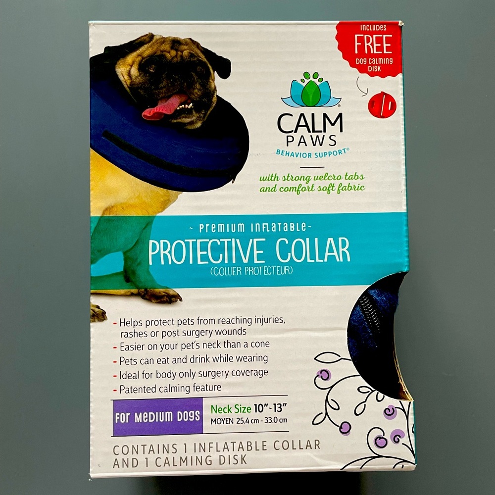 Calm Paws Inflatable Dog Cone